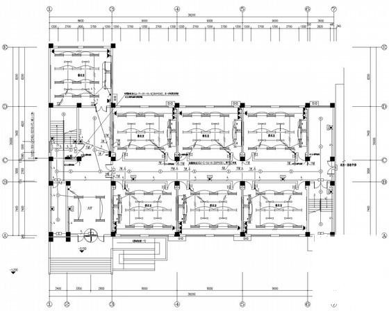 7层中学教学楼强弱电CAD施工图纸(电气设计说明) - 1