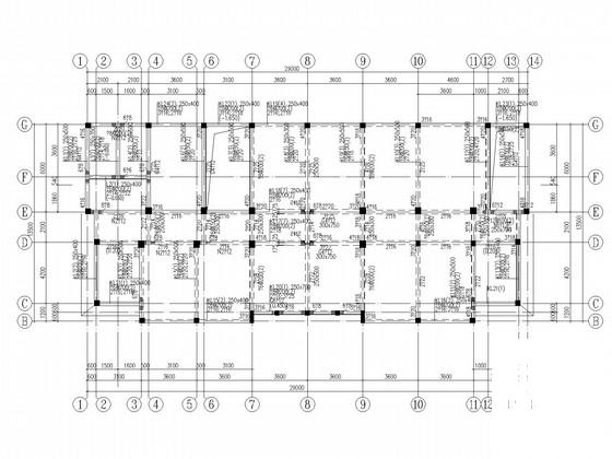 4层桩基础框架结构别墅结构CAD施工图纸 - 3