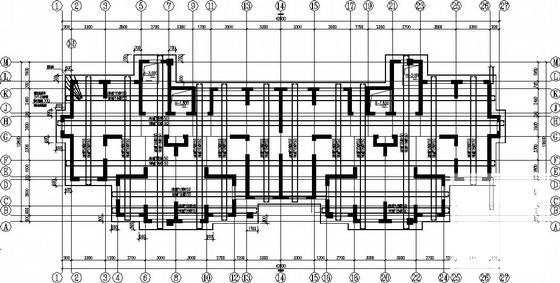 三套高层独立基础住宅楼地下车库结构CAD施工图纸 - 2