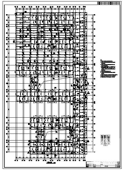 6层框架宿舍结构设计方案CAD图纸(柱子大样图) - 3