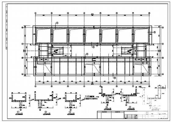 3层公建用房框架结构设计CAD图纸(梁平法施工图) - 4