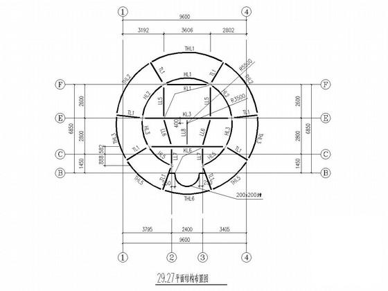 30米高电视发射塔结构CAD施工图纸（轻钢结构） - 3