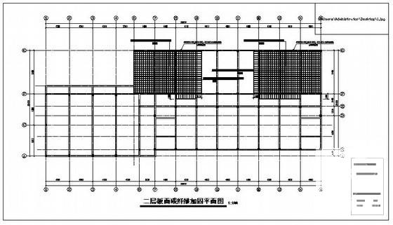 5层框架结构中学实验楼图纸书室改造加固建筑施工CAD图纸 - 2