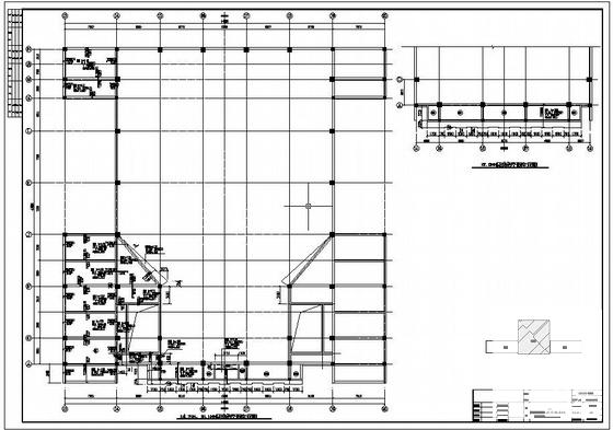 6层框架结构中学食堂宿舍多功能厅建筑施工CAD图纸 - 2