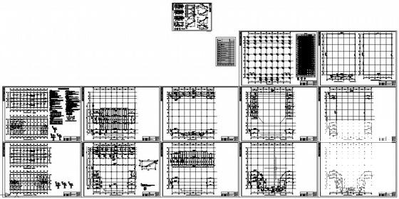 6层框架结构中学食堂宿舍多功能厅建筑施工CAD图纸 - 3