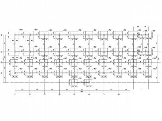 3层独立基础钢框架车间结构CAD施工图纸（7度抗震） - 2