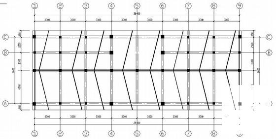 2层条形基础砌体结构办公楼结构CAD施工图纸 - 4