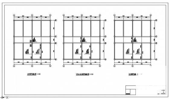 6层框架结构中学教学楼建筑施工CAD图纸（独立基础） - 2