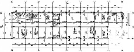 3层独立基础框架结构宿舍结构CAD施工图纸 - 1