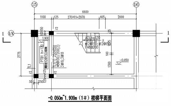 3层独立基础框架结构宿舍结构CAD施工图纸 - 4