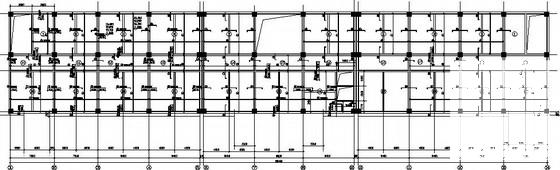 7层独立基础框架结构办公楼结构CAD施工图纸 - 1