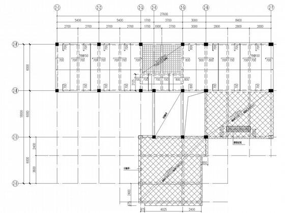 两层独立基础框架结构咖啡厅结构CAD施工图纸（7度抗震）(梁配筋图) - 2