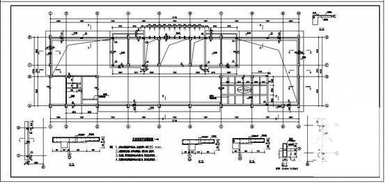 8层框架结构住宅楼结构设计方案CAD图纸 - 2