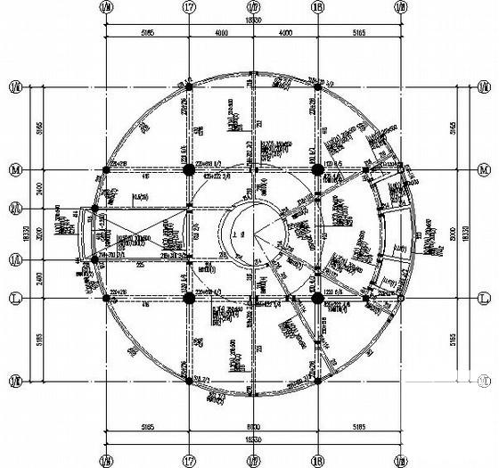 空心板地下车库结构CAD施工图纸 - 3