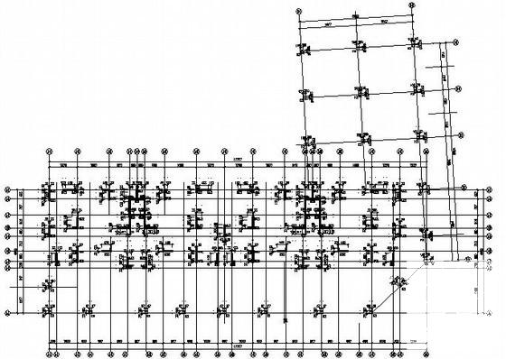 24层剪力墙结构住宅楼结构设计CAD施工图纸(平面布置图) - 1