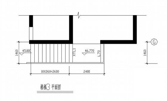 15层剪力墙结构住宅楼结构设计CAD施工图纸(筏板平面配筋图) - 4