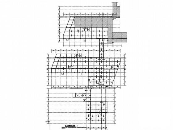 框架结构人防地下室结构CAD施工图纸 - 2