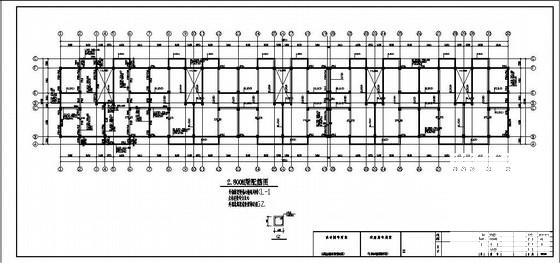 6度区6层框架结构住宅楼结构设计方案CAD施工图纸 - 2