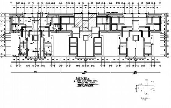 11层剪力墙住宅楼结构设计方案CAD图纸 - 1