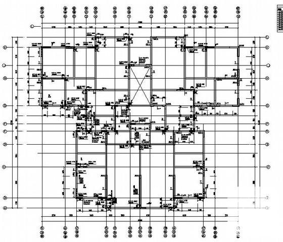 11层剪力墙住宅楼结构设计方案CAD图纸 - 3