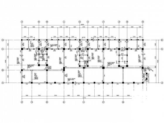 6层独立基础框架办公楼结构CAD施工图纸 - 1