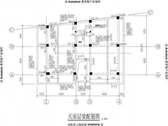 11层小高层框剪结构住宅楼结构设计CAD施工图纸（桩基础） - 3