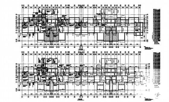 33层剪力墙住宅结构设计方案CAD施工图纸(3、4号楼) - 2