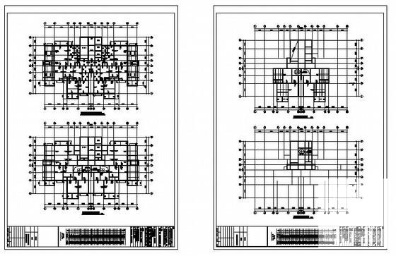 33层剪力墙住宅楼结构设计方案CAD图纸 - 3