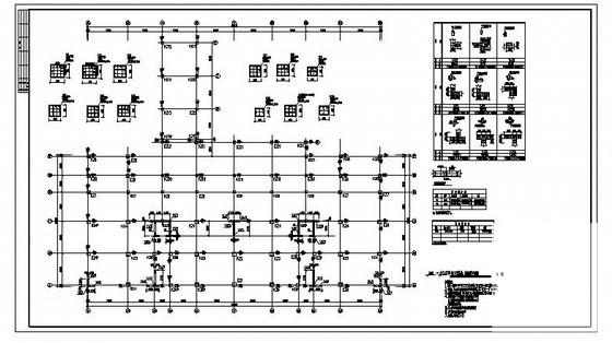 农贸市场框剪结构设计方案CAD施工图纸 - 1