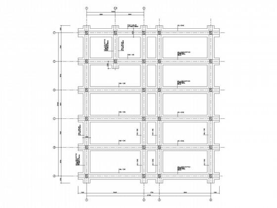 两层条形基础框架结构变电所结构设计CAD施工图纸(建施) - 1