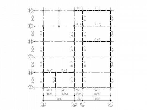 两层条形基础框架结构变电所结构设计CAD施工图纸(建施) - 4