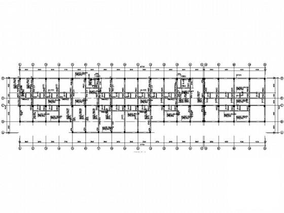 7层框架结构综合办公楼结构CAD施工图纸（人工挖孔桩）(现浇钢筋混凝土) - 3