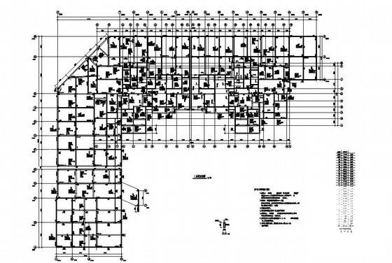 32层纯剪力墙住宅楼结构设计方案CAD图纸 - 4
