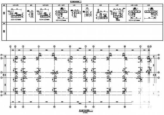 都江堰4层剪力墙结构中学女生宿舍结构设计方案CAD图纸 - 2