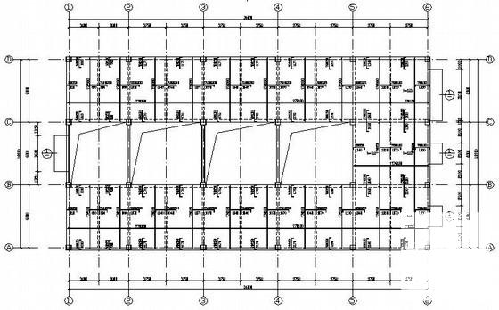 单层框架结构空压机房结构CAD施工图纸（条形基础）(地基承载力) - 4