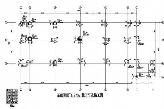 5层条形基础框架办公楼结构CAD施工图纸（6度抗震）(梁平法配筋图) - 2