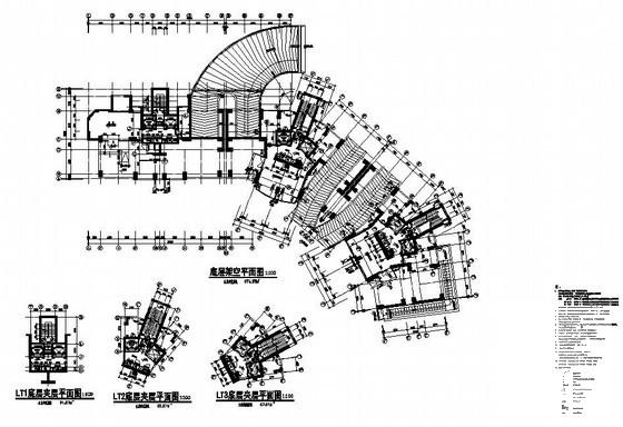 18层剪力墙结构住宅楼结构CAD施工图纸（7度抗震） - 3