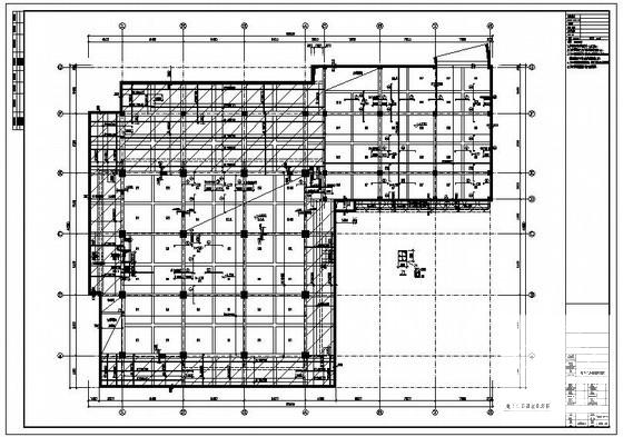 国内框架办公楼结构设计方案CAD图纸(基础平面图) - 3