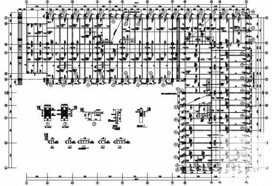 4层框架综合检测楼结构设计图纸(梁平法施工图) - 2