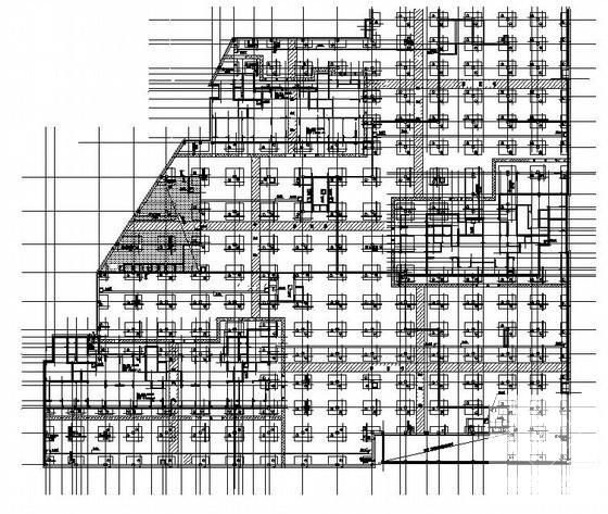 住宅小区地下人防结构CAD施工图纸 - 3