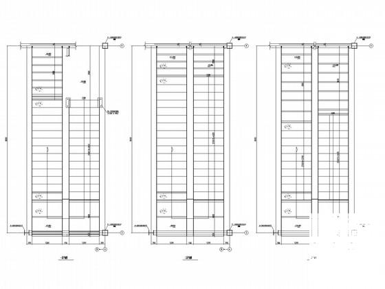 4层独立基础钢框架办公楼结构CAD施工图纸（7度抗震） - 2