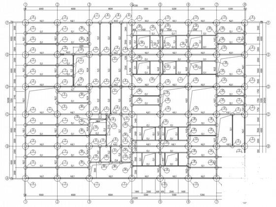 4层独立基础钢框架办公楼结构CAD施工图纸（7度抗震） - 3