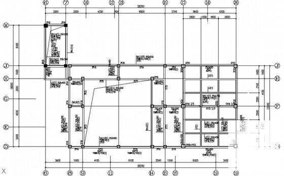 3层框架办公楼结构CAD施工图纸 - 3