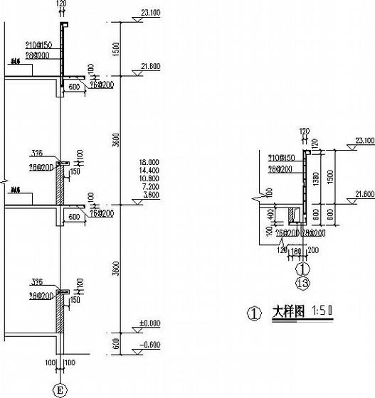 6层框架剪力墙宿舍楼CAD施工图纸(给排水大样图) - 4