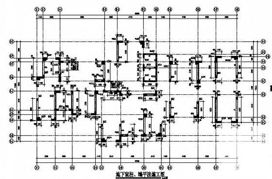 28层框架剪力墙结构住宅楼CAD施工图纸（平法） - 1