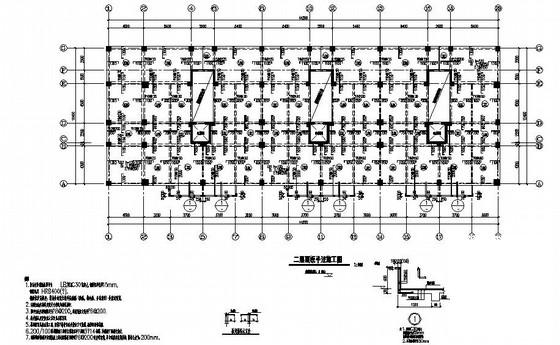 11层框架剪力墙住宅楼结构CAD施工图纸 - 1