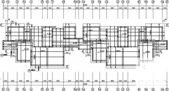 底层框架带阁楼住宅结构CAD施工图纸(梁平法配筋图) - 4