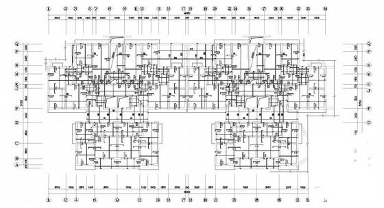 18层剪力墙结构住宅楼结构CAD施工图纸 - 1