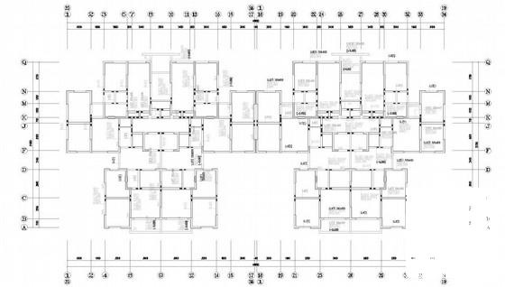 18层剪力墙结构住宅楼结构CAD施工图纸 - 3