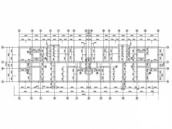 6层桩基础砌体结构住宅楼结构CAD施工图纸（7度抗震） - 2